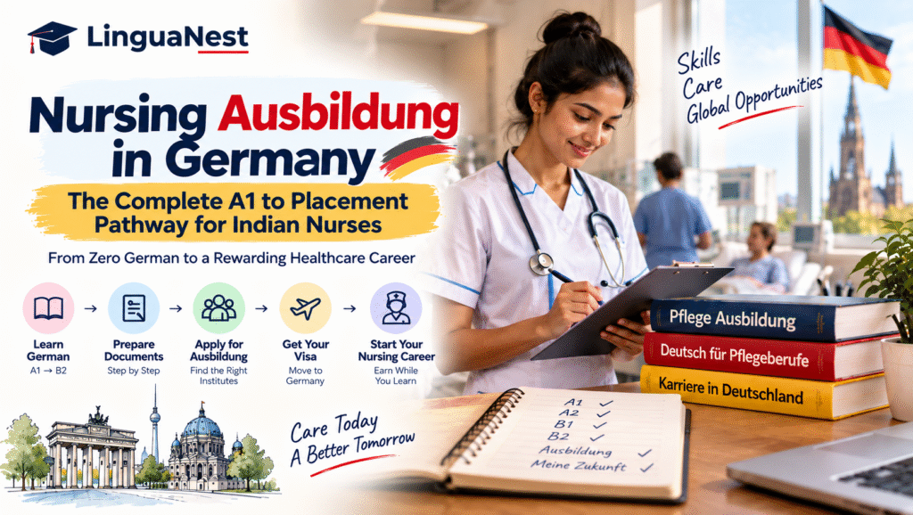 Nursing Ausbildung Germany guide — A1 to placement pathway for Indian nurses