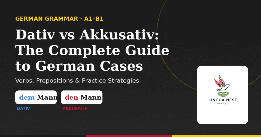 dativ v/s akkusativ cases